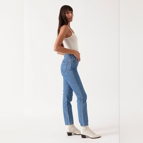 Rolla's Dusters High Rise Denim Jeans In Cindy Blue Size 31 NWT - Picture 7 of 16